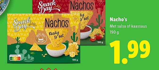 Nacho's Met salsa of kaassaus 190 g