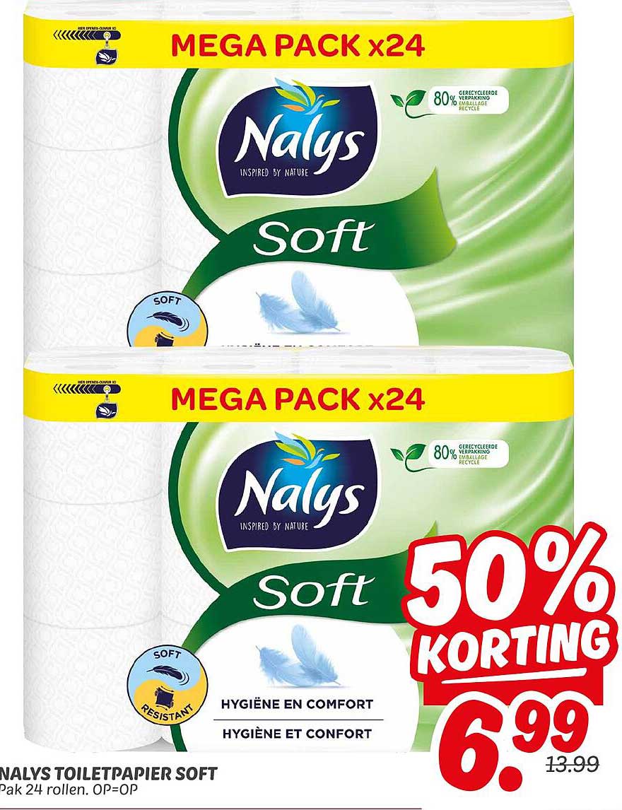 Naly's Toiletpapier Soft Mega Pack x24