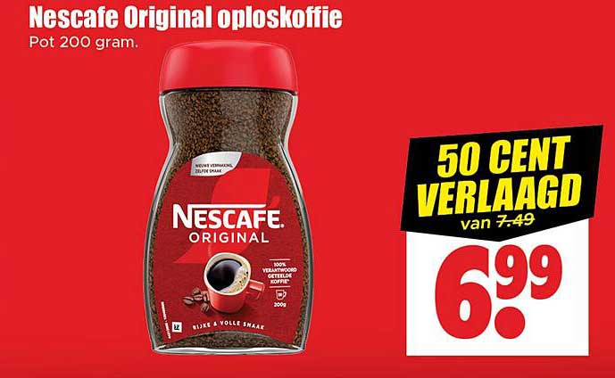 Nescafe Original oploskoffie Pot 200 gram