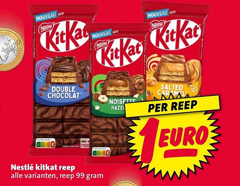 Nestlé kitkat reep alle varianten, reep 99 gram