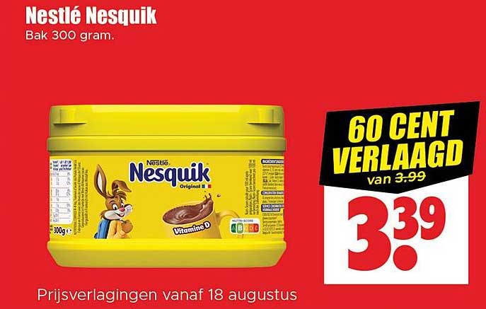Nestlé Nesquik Bak 300 gram