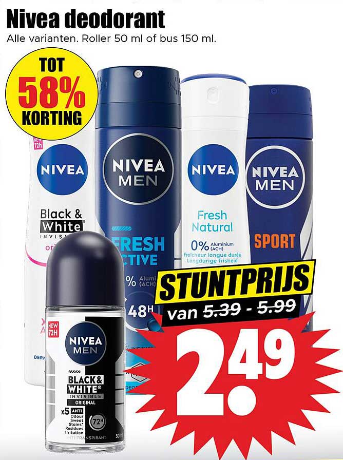 Nivea deodorant