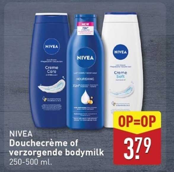 NIVEA Douchecrème of verzorgende bodymilk 250-500 ml.