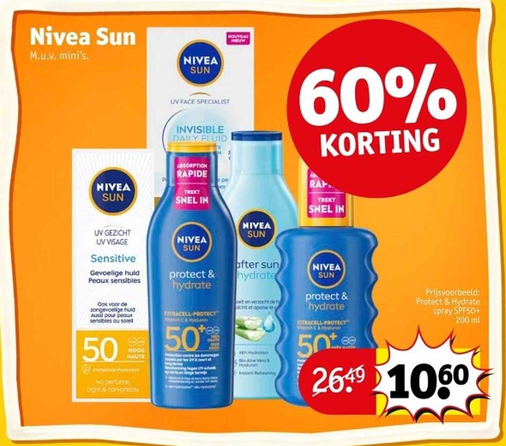 Nivea Sun - 60% korting