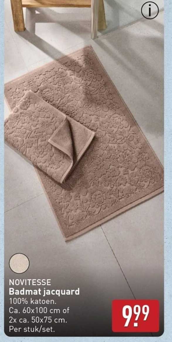 NOVITESSE Badmat jacquard
