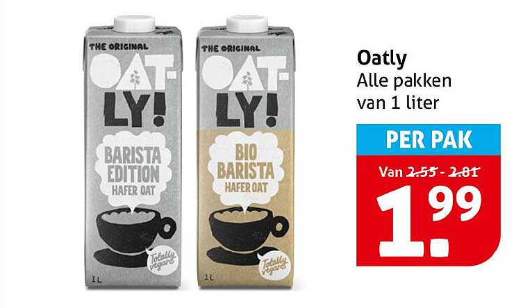 Oatly Alle pakken van 1 liter