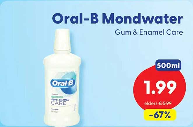 Oral-B Mondwater Gum & Enamel Care