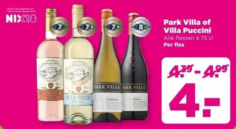 Park Villa of Villa Puccini - Alle flessen à 75 cl