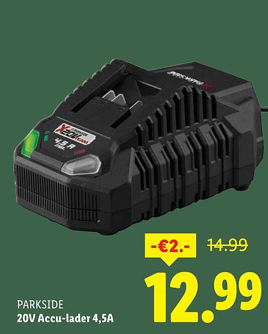 PARKSIDE 20V Accu-lader 4,5A