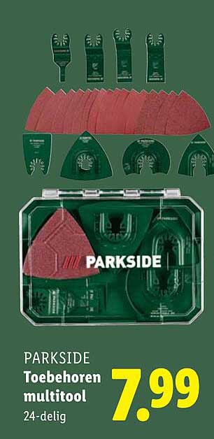 PARKSIDE Toebehoren multitool 24-delig