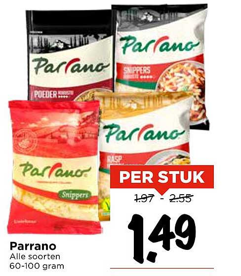 Parrano Alle soorten 60-100 gram