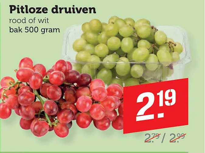 Pitloze druiven