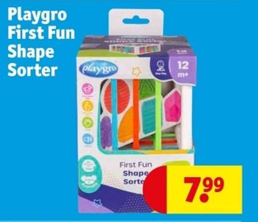 Playgro First Fun Shape Sorter