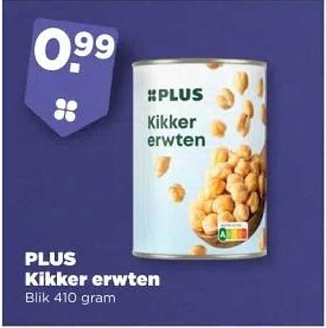 PLUS Kikker erwten Blik 410 gram