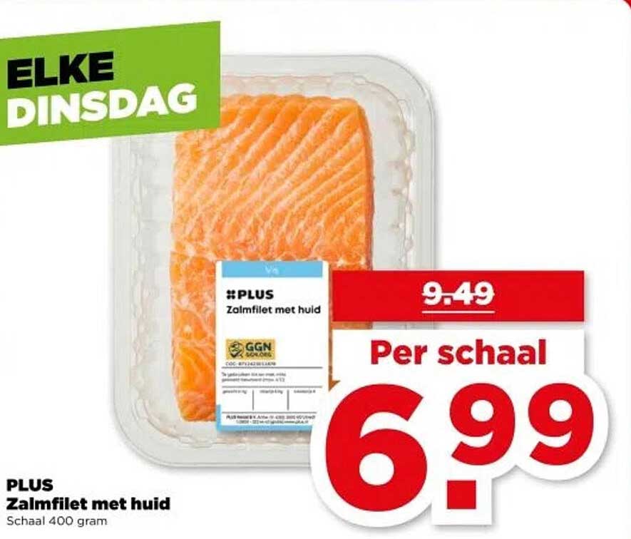 PLUS Zalmfilet met huid