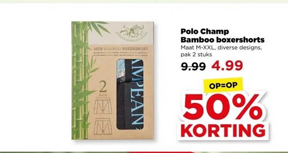 Polo Champ Bamboo boxershorts