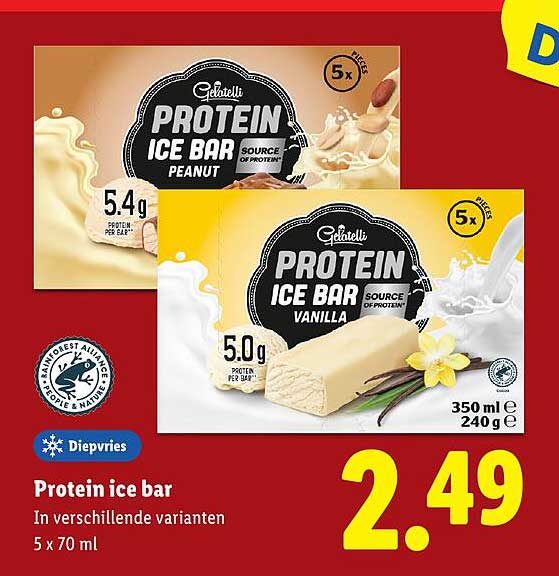 Protein ice bar