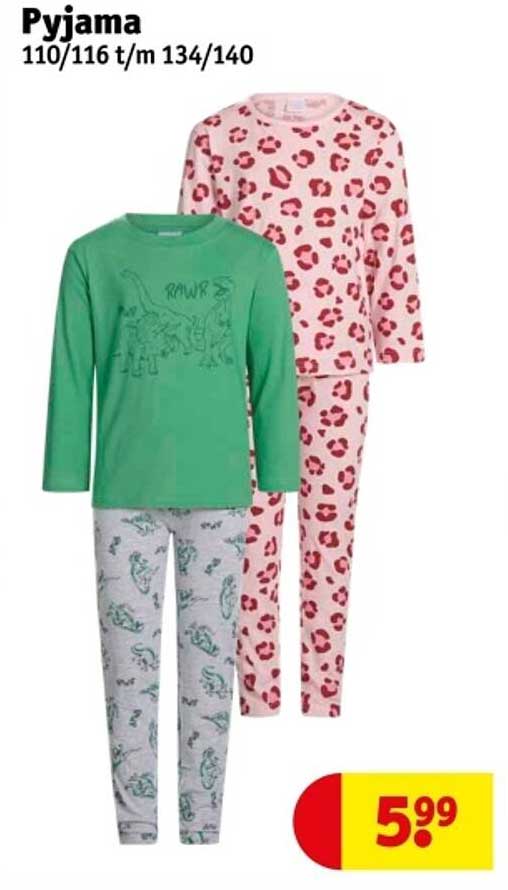 Pyjama 110/116 t/m 134/140