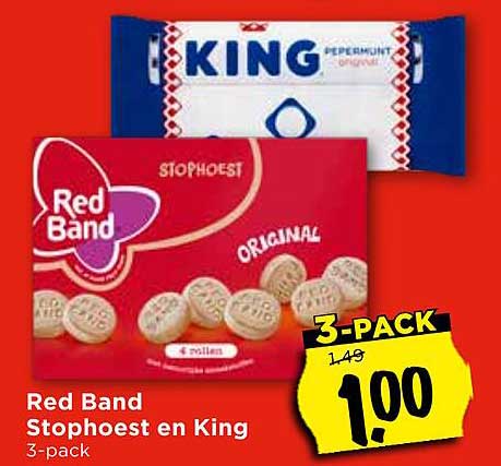 Red Band Strophoest en King 3-pack