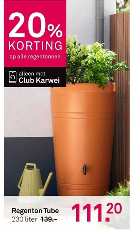 Regenton Tube 230 liter