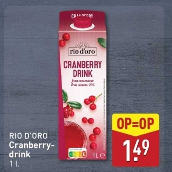 RIO D'ORO Cranberry-drink 1 L