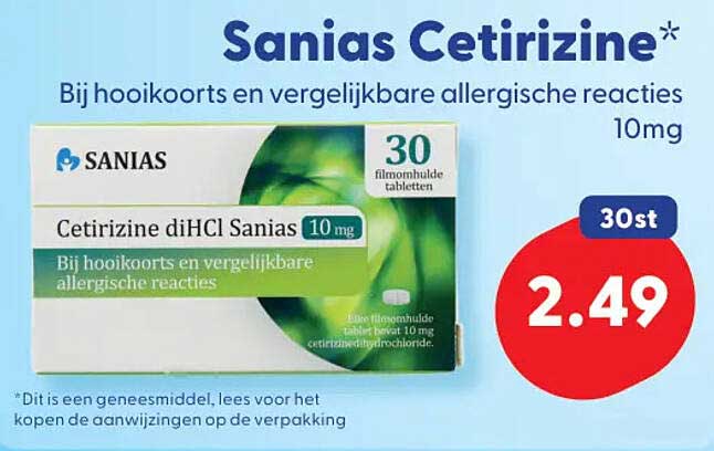 Sania Cetirizine*