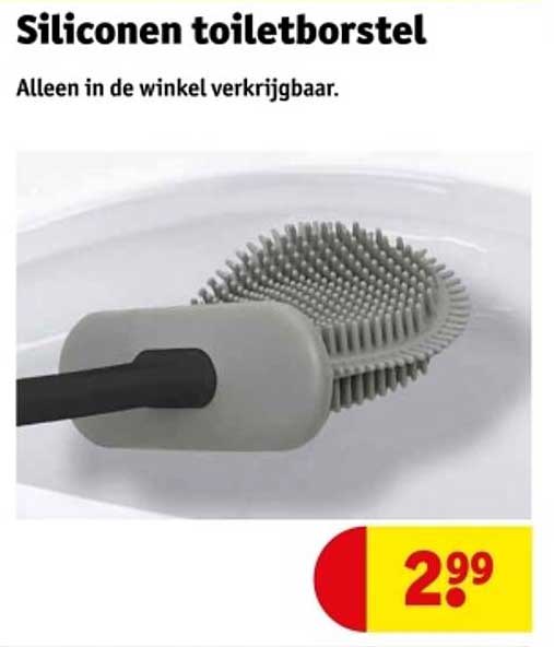 Siliconen toiletborstel