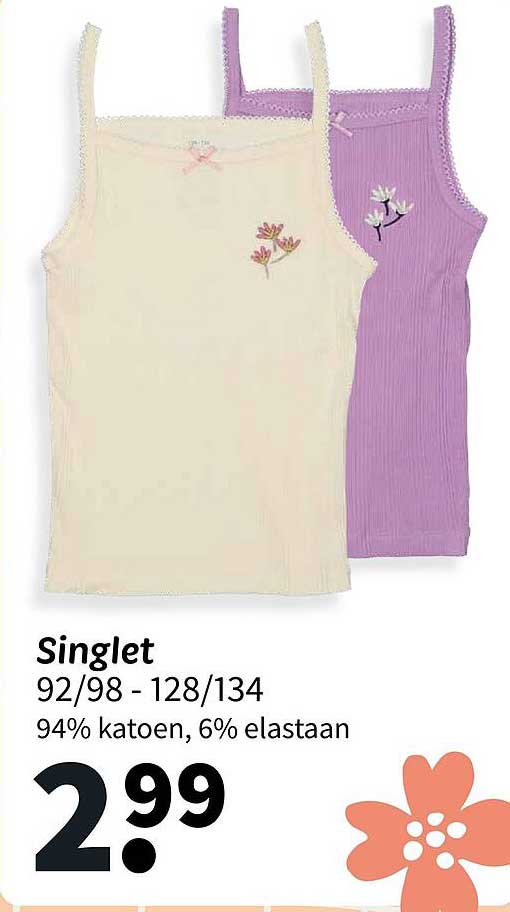 Singlet 92/98 - 128/134