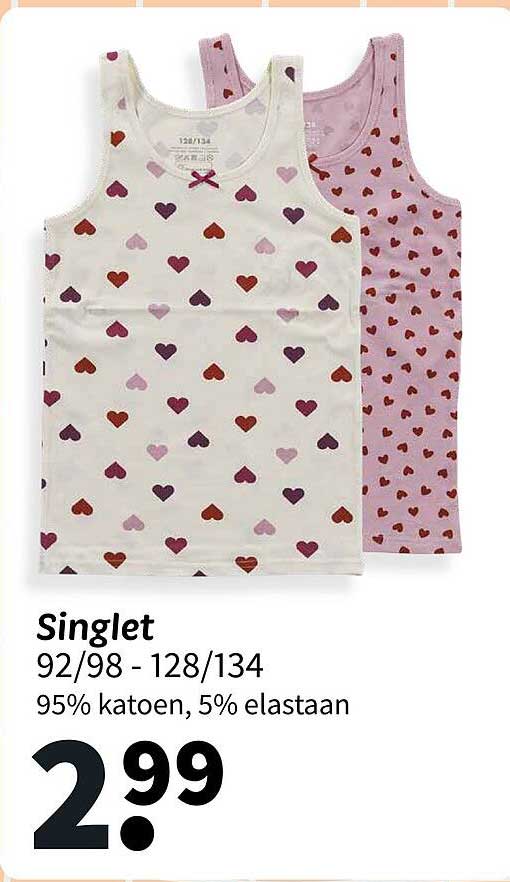 Singlet 92/98 - 128/134