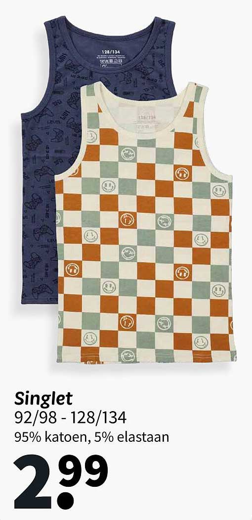 Singlet 92/98 - 128/134