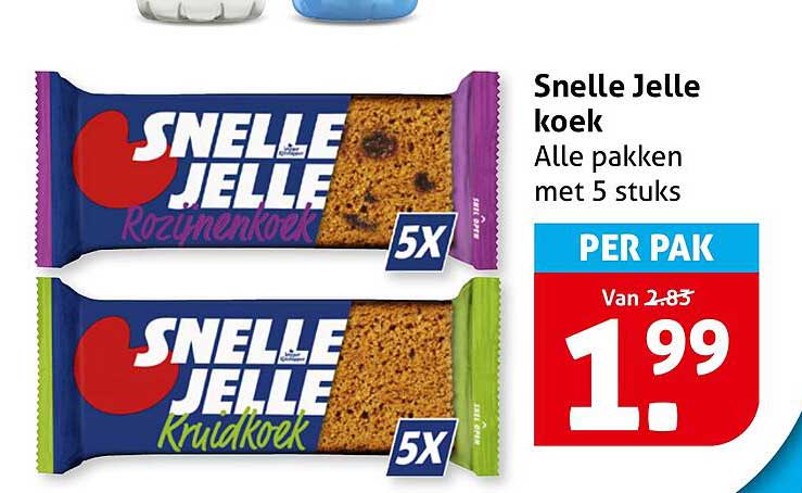 Snelle Jelle koeken - Alle pakken met 5 stuks
