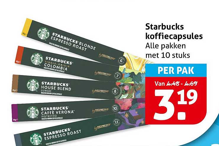 Starbucks koffiecapsules