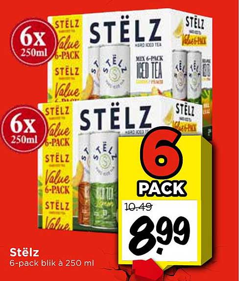 Stëlz 6-pack blik à 250 ml