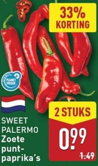 SWEET PALERMO Zoete punt-paprika's