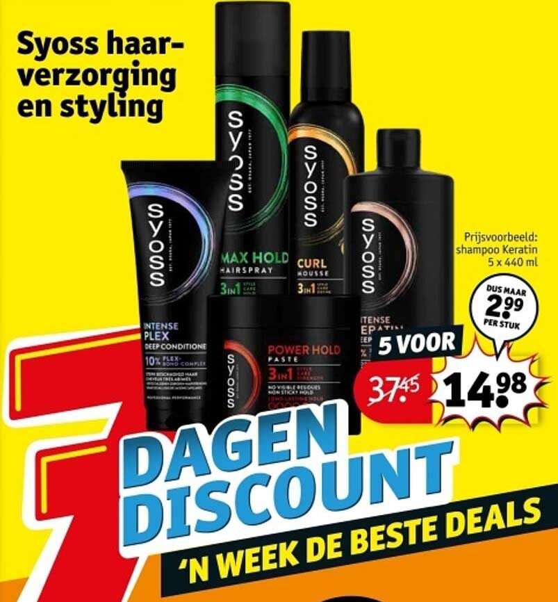 Syoss haarverzorging en styling