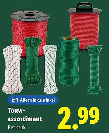 Touw-assortiment