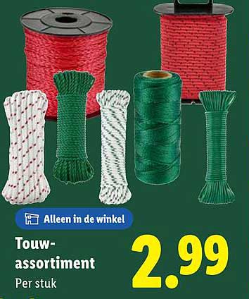 Touw-assortiment