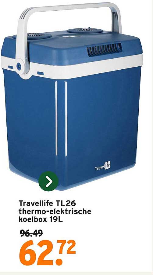 Travellife TL26 thermo-elektrische koelbox 19L