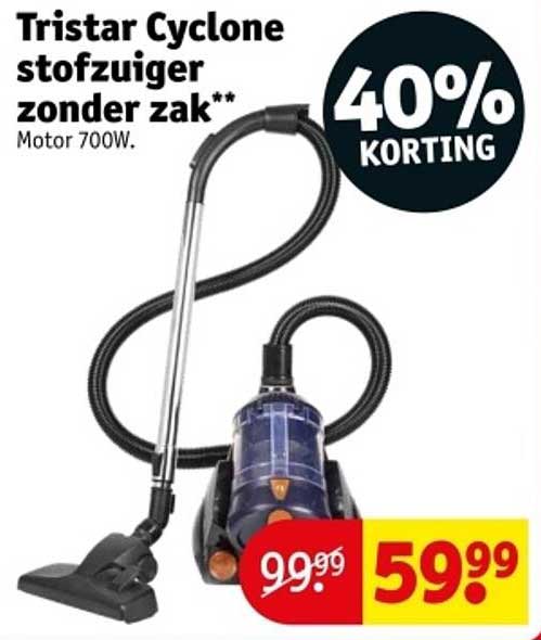 Tristar Cyclone stofzuiger zonder zak**