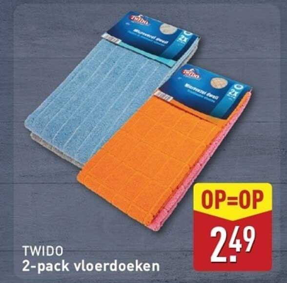 TWIDO 2-pack vloerdoeken