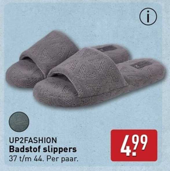 UP2FASHION Badstof slippers