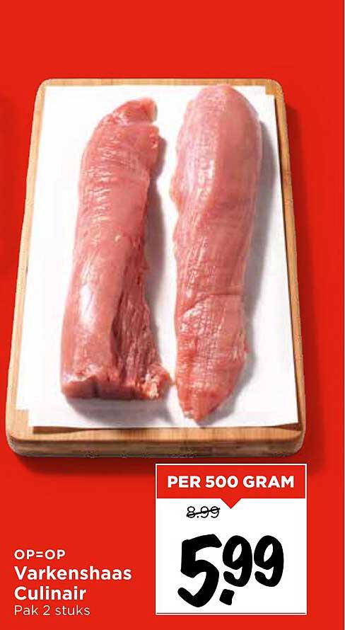 Varkenshaas Culinair Pak 2 stuks