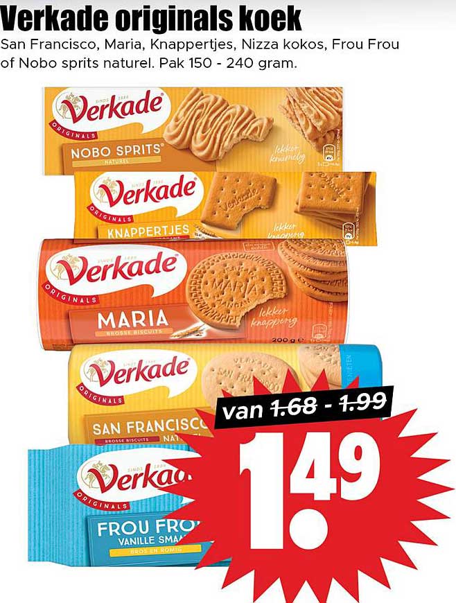 Verkade originals koeken