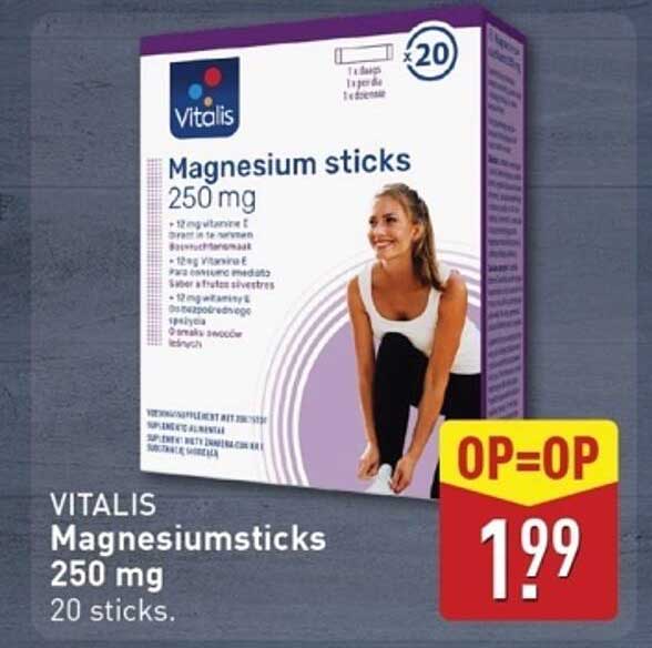 Vitalis Magnesiumsticks 250 mg