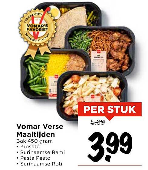 Vomar Verse Maaltijden