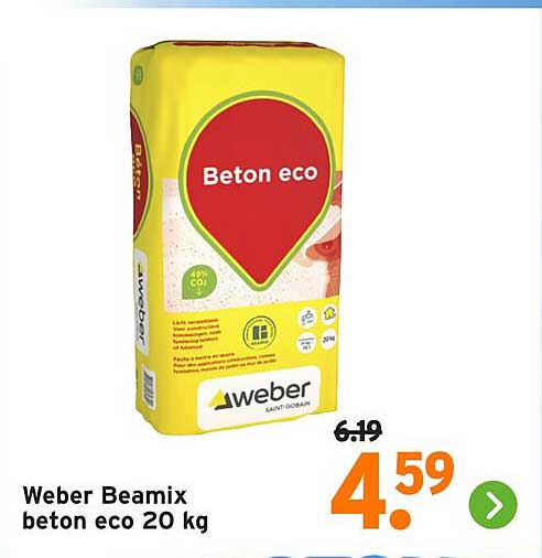 Weber Beamix beton eco 20 kg