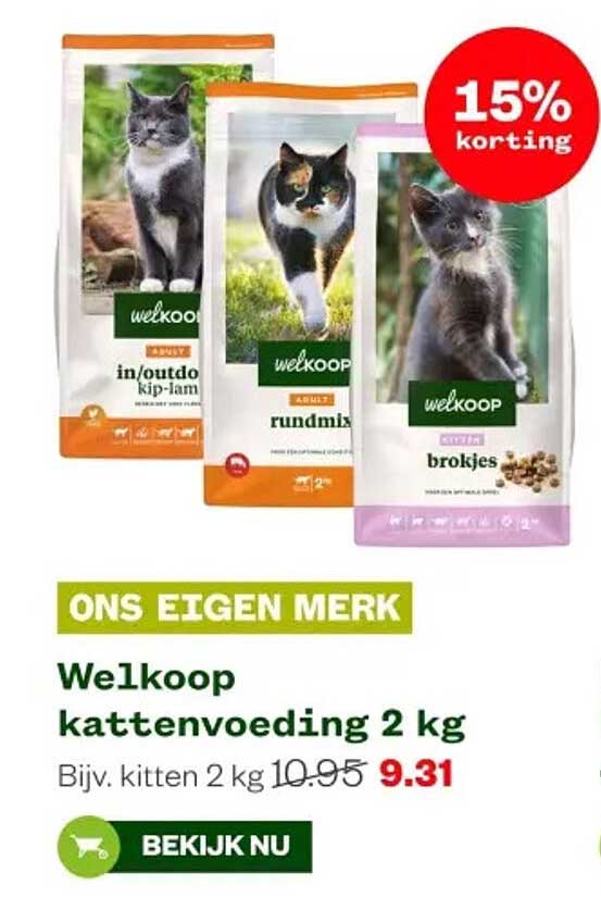 Welkoop kattenvoeding 2 kg