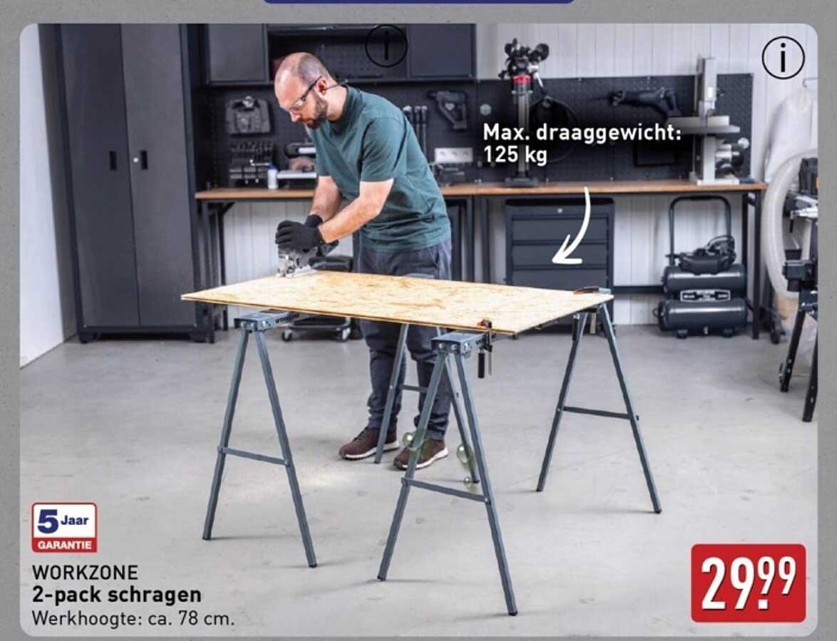 WORKZONE 2-pack schragen