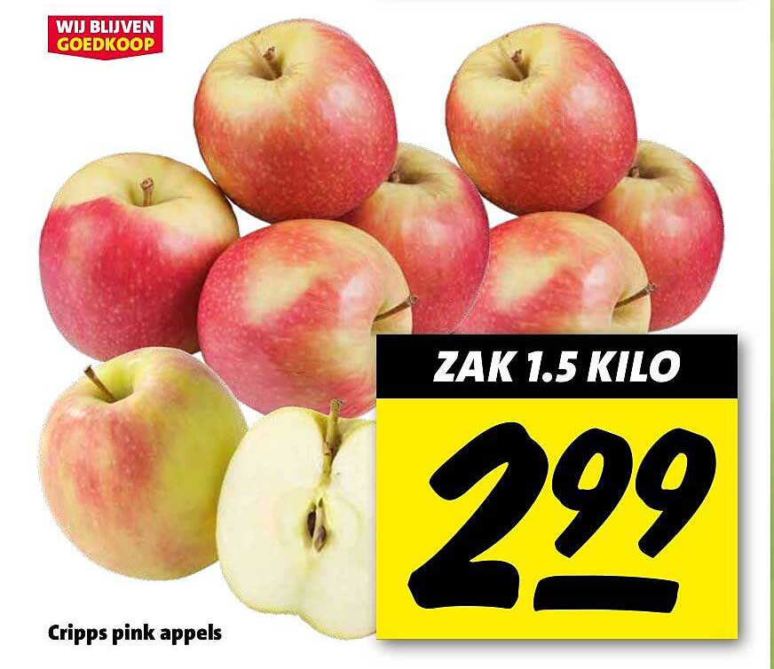 Zak 1.5 kilo Cripps pink appels