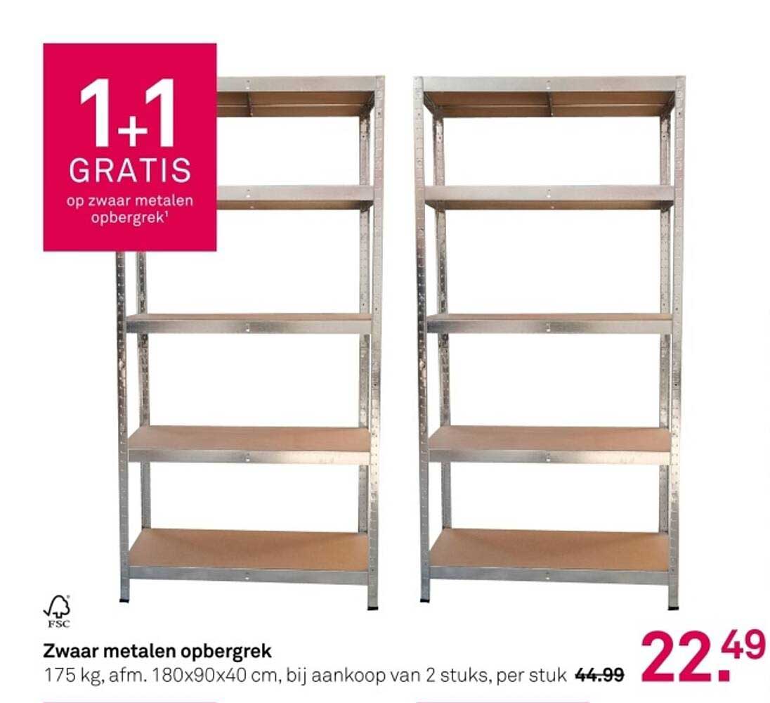 Zwaar metalen opbergrek